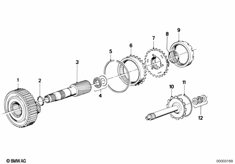 ZF 3HP22 sada planetových kol