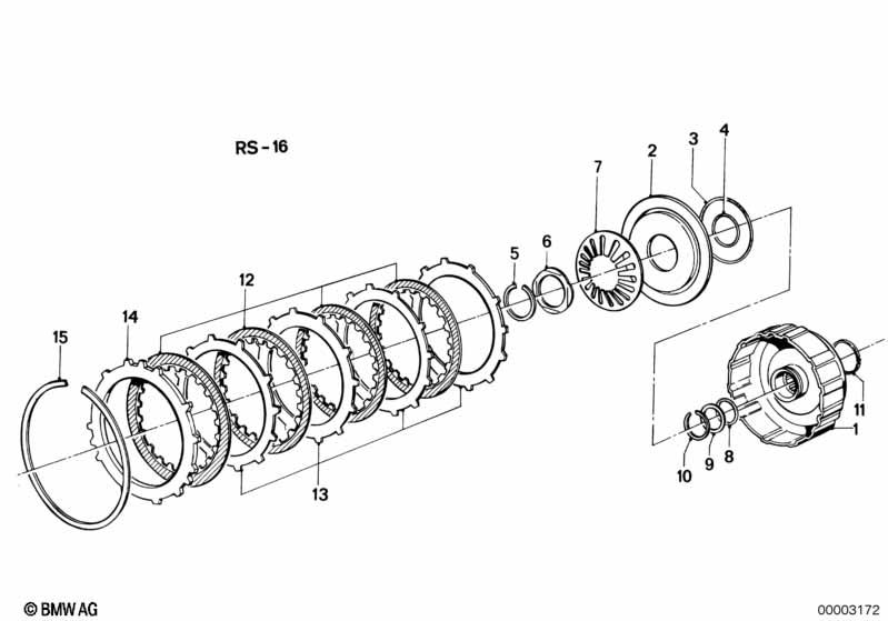 ZF 3hp22 drive clutch B