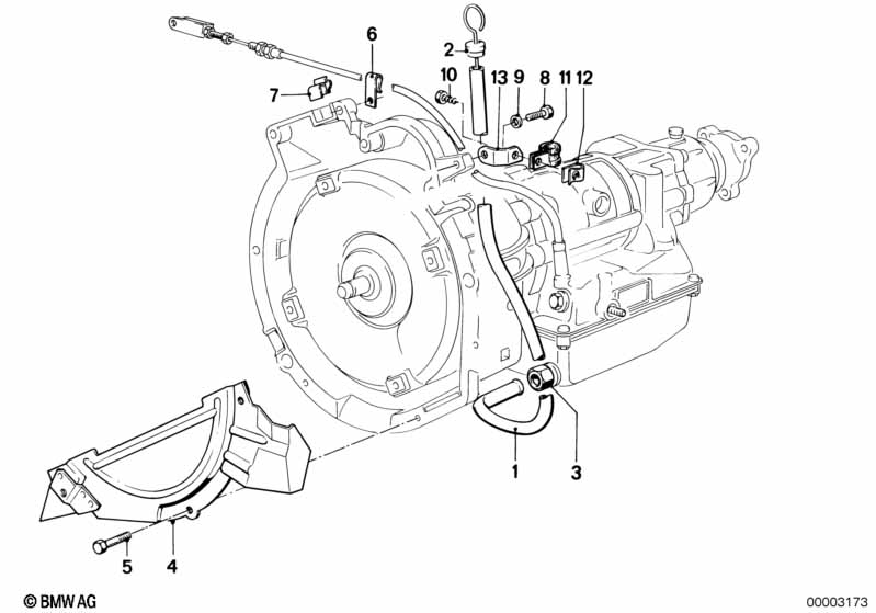 Gearbox mounting parts