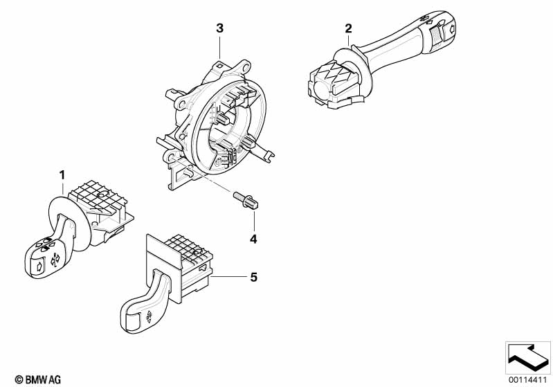 Genuine BMW 61316940989 E85 E86 Cruise Control Switch (Inc. Z4) | ML Performance UK Car Parts