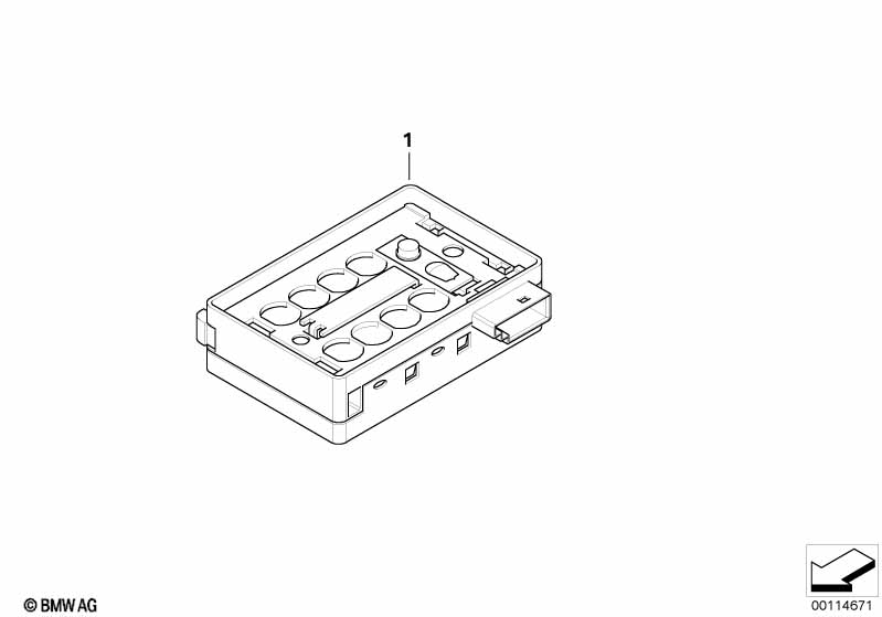 Single components f rain sensor