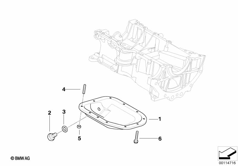 Genuine BMW 11137791817 R50 Oil Drain Plug (Inc. One D) | ML Performance UK Car Parts