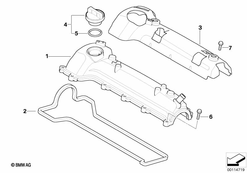 Genuine BMW 11127790938 R50 Cap For Oil Filler (Inc. One D) | ML Performance UK Car Parts