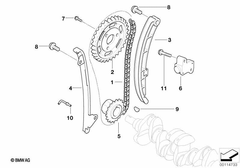 Genuine BMW 11317791009 R50 Guide Rail (Inc. One D) | ML Performance UK Car Parts