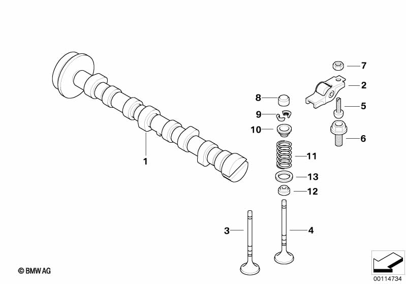 Genuine BMW 11347791055 R50 Exhaust Valve (Inc. One D) | ML Performance UK Car Parts