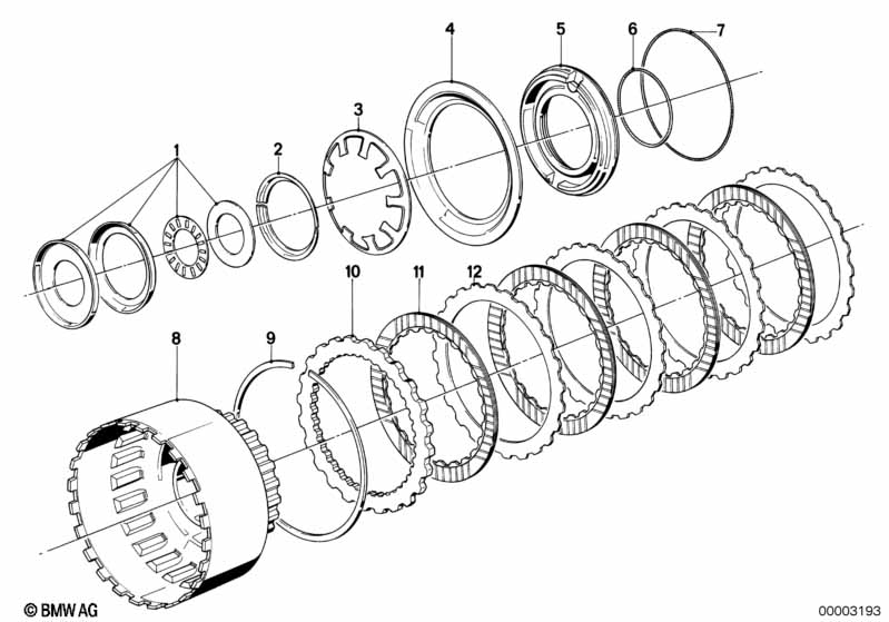 ZF 4hp22/24 brake clutch f