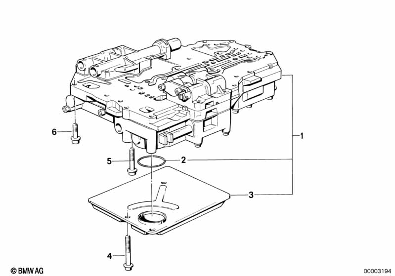 ZF 4hp22/24-h control unit+attach.parts