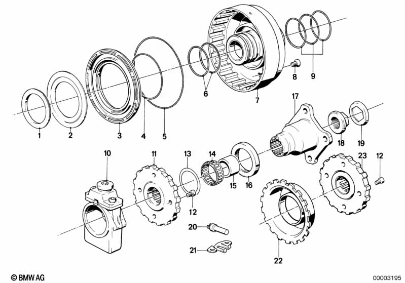 ZF 4hp22/24 output