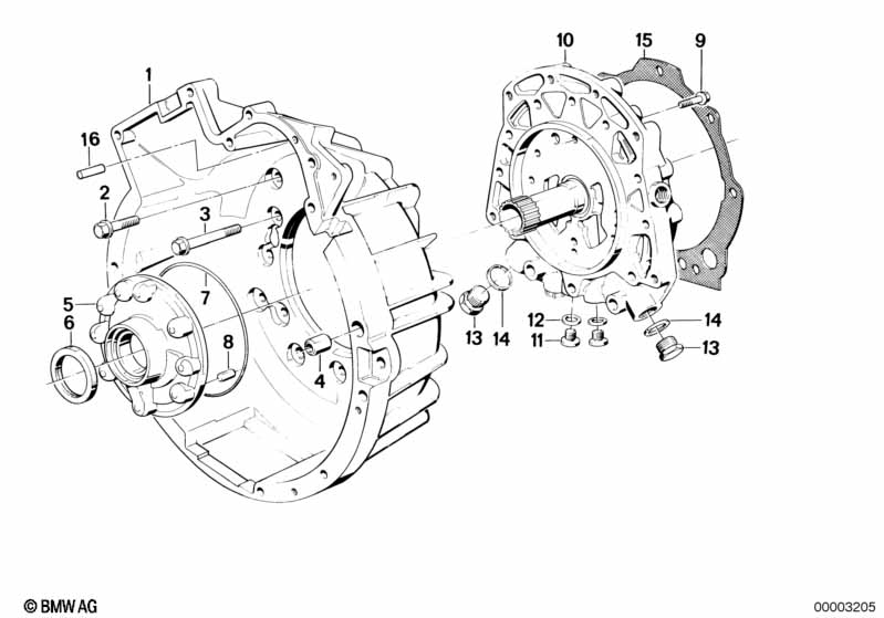 ZF 4hp22/24 housing parts/lubric.system