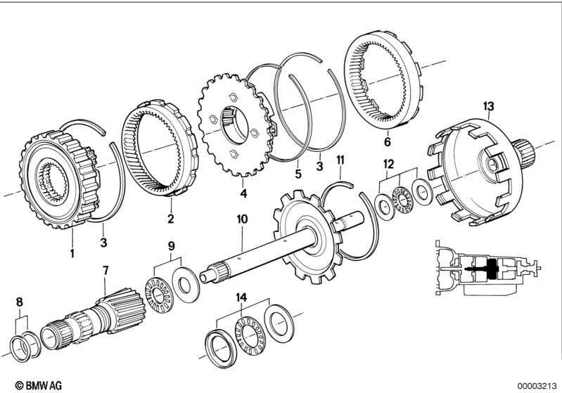 ZF 4hp22/24 planet wheel sets