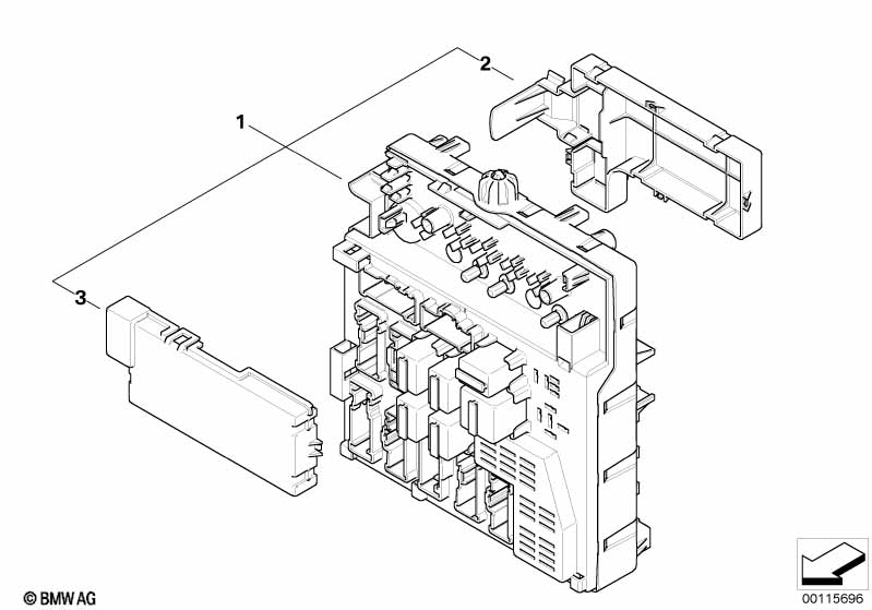 Single components, fuse box, interiors