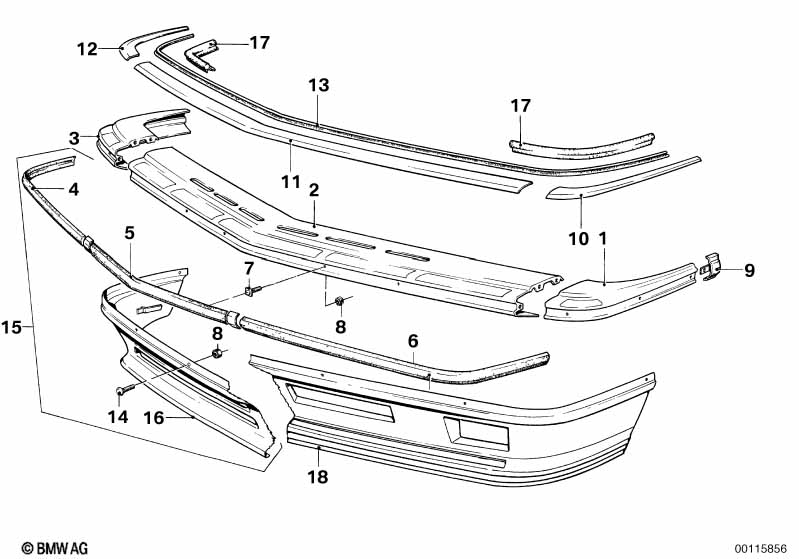 Front spoiler M technic