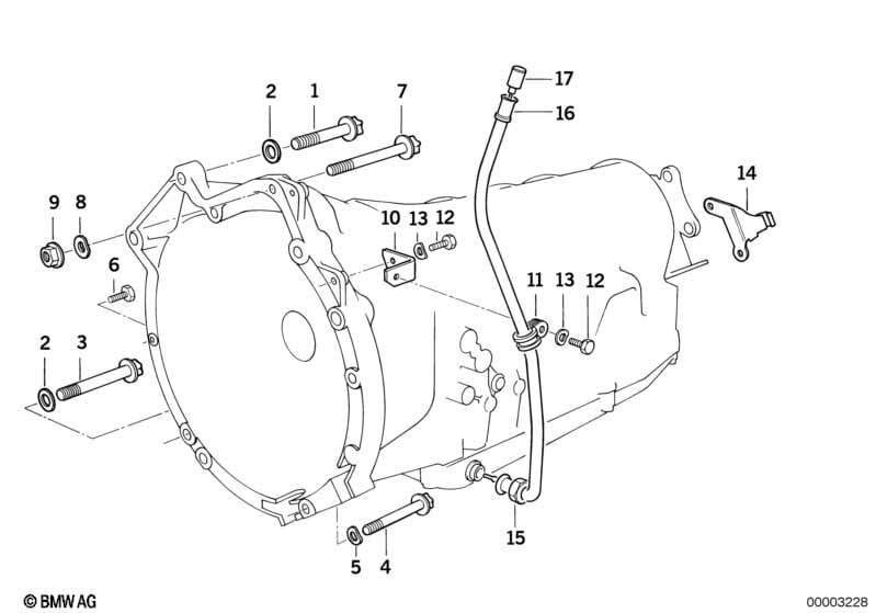 Gearbox mounting parts