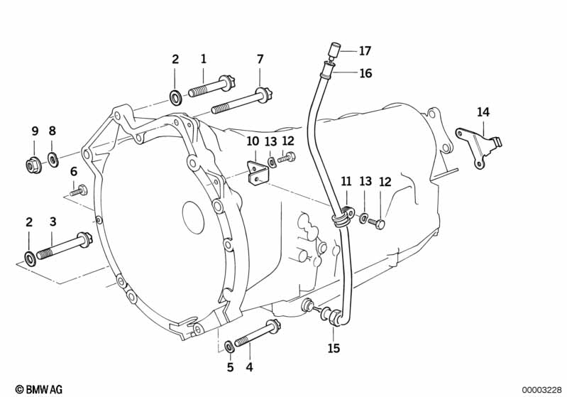 Gearbox mounting parts