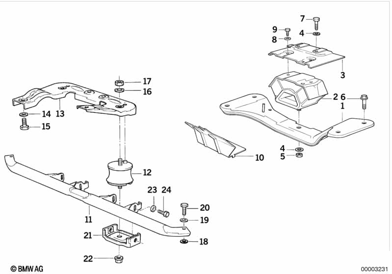 Gearbox suspension