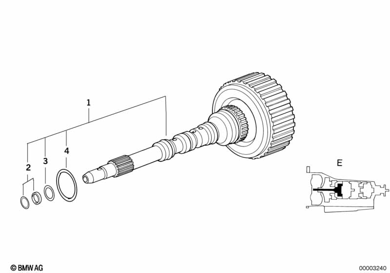 A5S310Z drive clutch E