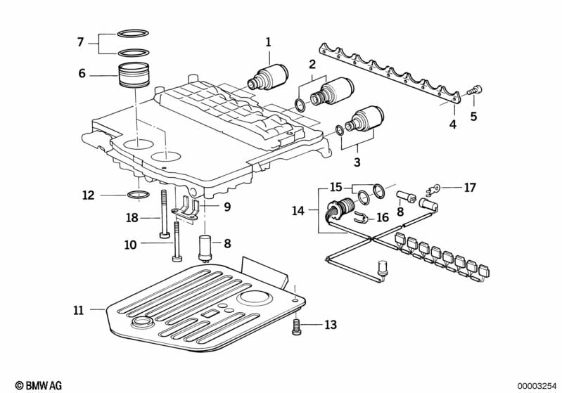 Genuine BMW 24341421201 E39 E34 E32 Bracket, Pulse Generator (Inc. 540iP, 740iLP & 850Ci) | ML Performance EU Car Parts
