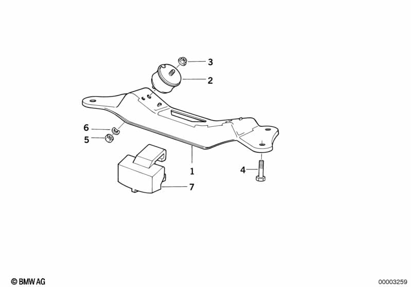 Genuine BMW 24701141863 E34 E32 E31 Stop Buffer (Inc. 740iL, 840i & 540i) | ML Performance EU Car Parts