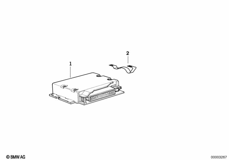 Control unit EGS, programmed