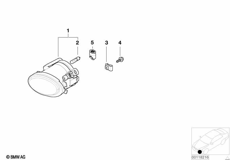 Fog lamp M-Technik
