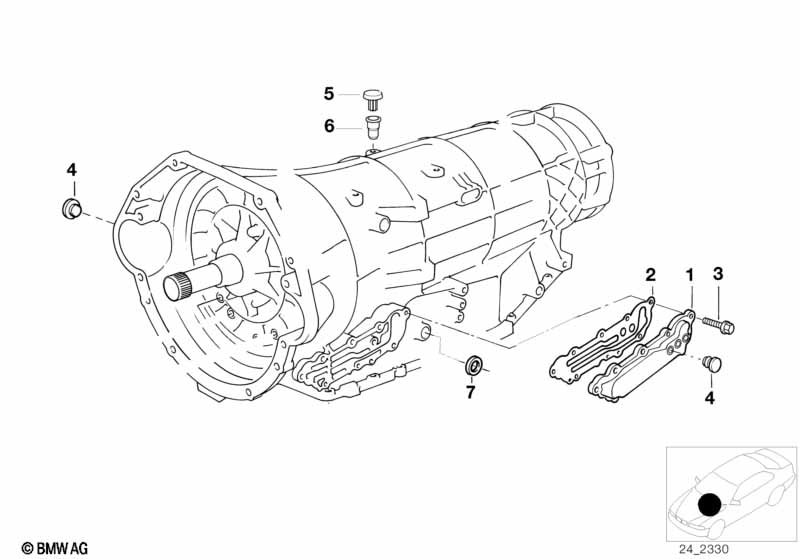 A5S560Z transmission housing