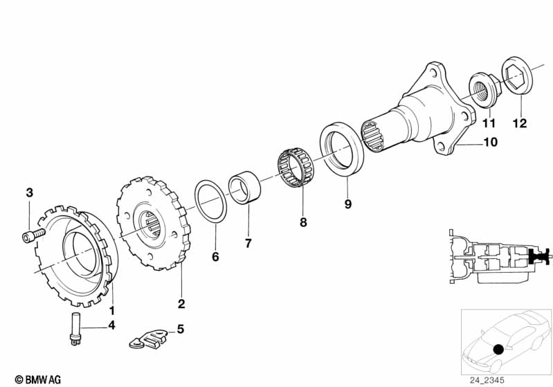 ZF 4hp22/24-EH output
