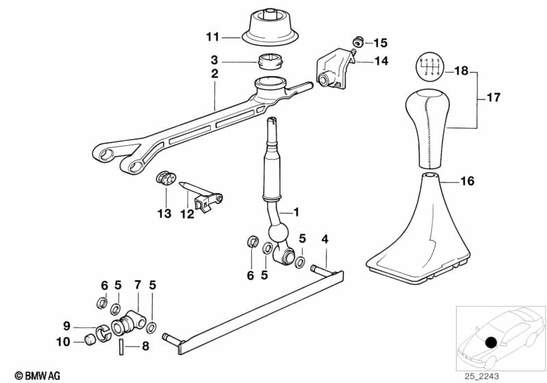 Gearshift manual transmission