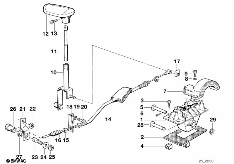 Genuine BMW 25161219239 E34 E32 Cable Noise Absorbing (Inc. 735i, 730i & 735iL) | ML Performance UK Car Parts