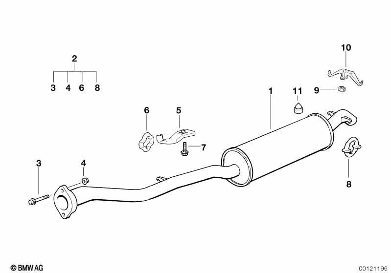 Genuine BMW 18202244720 E39 E36 E38 Rubber Ring (Inc. 318tds, 525d & 325tds) | ML Performance EU Car Parts