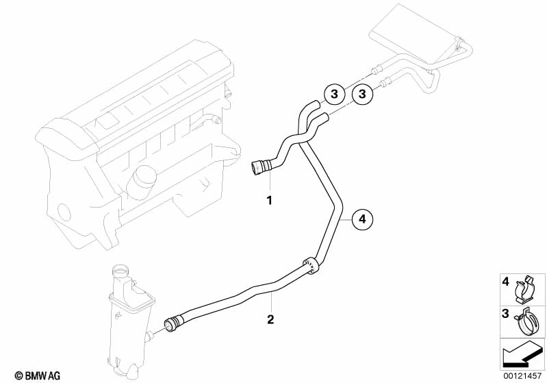 Genuine BMW 64216909240 E85 Coolant Hose (Inc. Z4) ML Performance UK