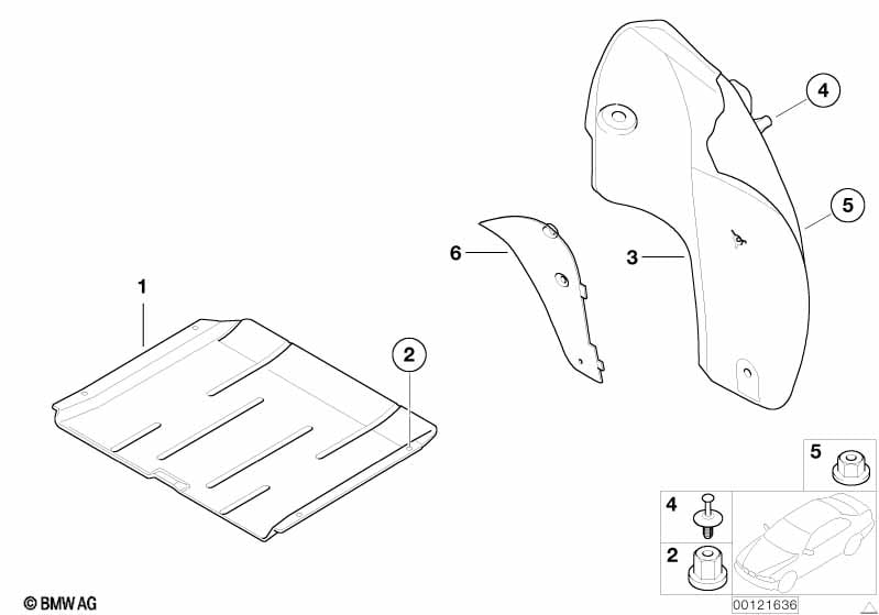 Various body parts