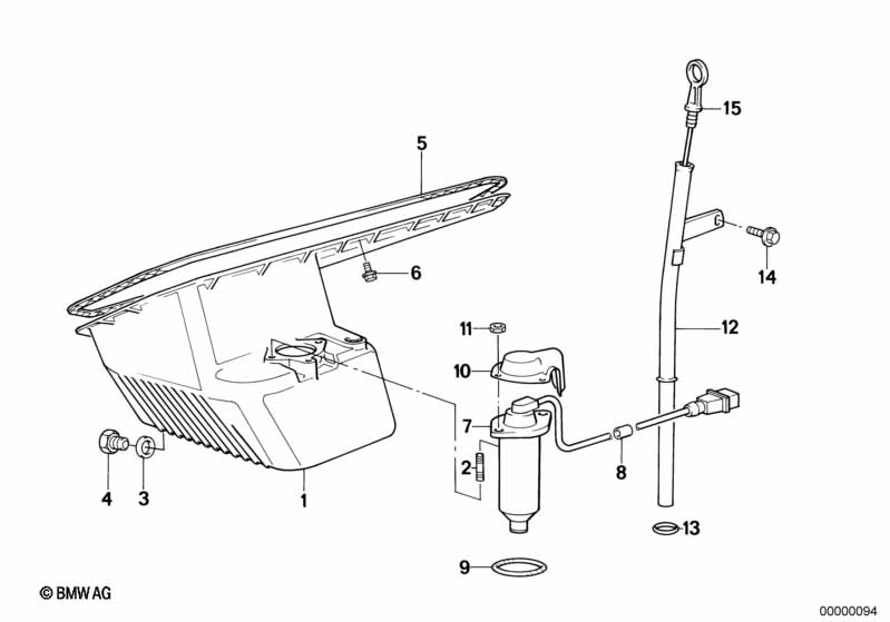 Genuine BMW 11431718843 E34 Guide Tube L=565,8mm (Inc. 520i & 525i) | ML Performance UK Car Parts