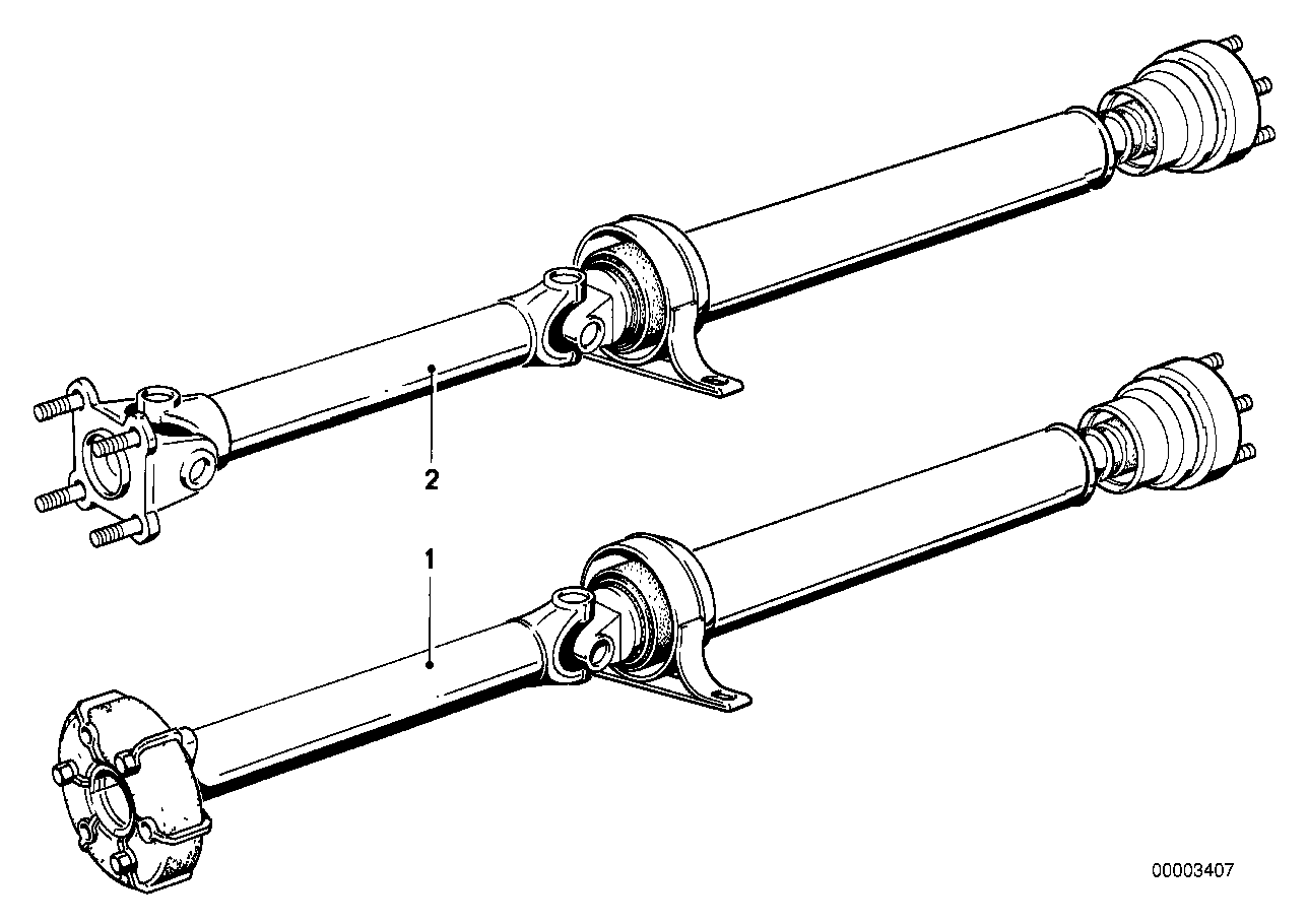 Genuine BMW 26111226277 E34 Drive Shaft Automatic Transmission (Inc. 525i) | ML Performance US Car Parts