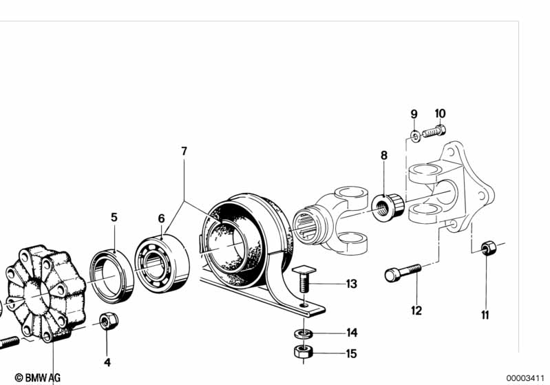 Genuine BMW 07119911694 E31 E46 E65 Hex Bolt M12X1,5X25 (Inc. 324d & Z3) | ML Performance UK Car Parts