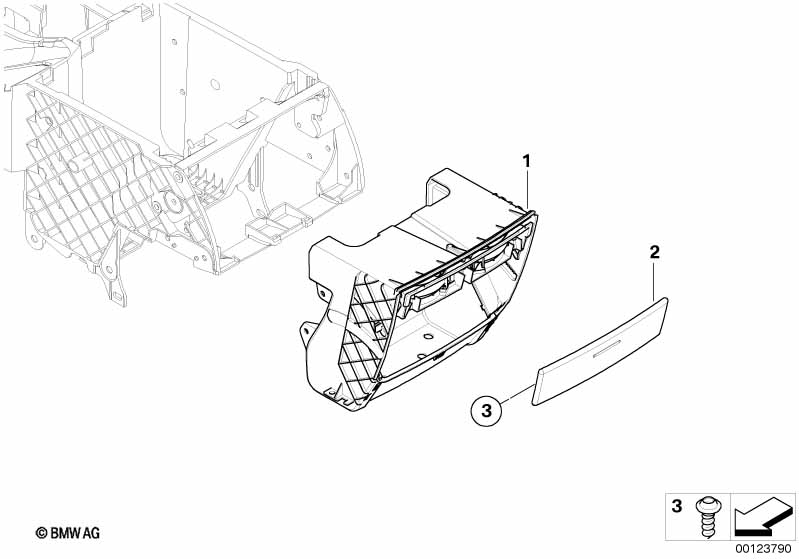 Cup holder retrofit, rear