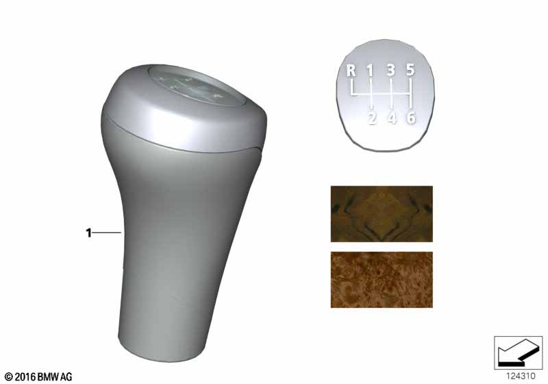 Retrofit, wooden gearshift knob