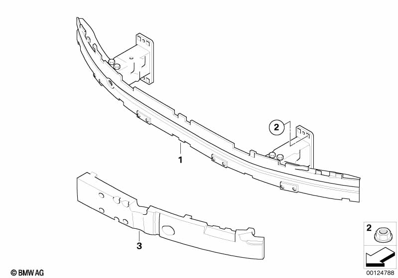 Genuine BMW 51117049242 E60 E61 Shock Absorber Front Right (Inc. 540i, 535d & 525xi) | ML Performance EU Car Parts