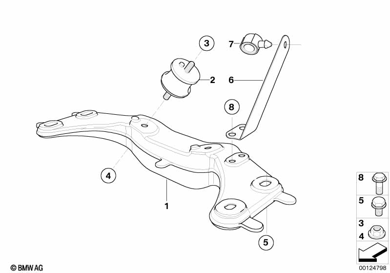 Genuine BMW 22311096812 E52 Hex Bolt (Inc. Alpina V8 & Z8) | ML Performance EU Car Parts