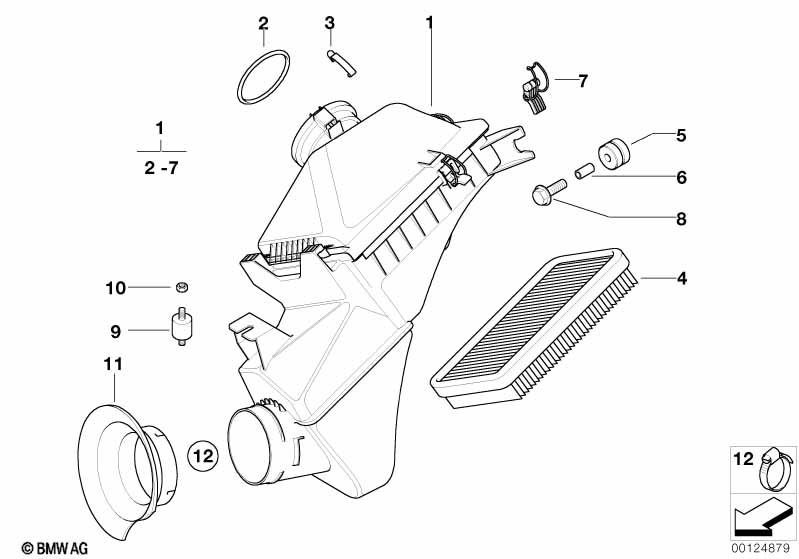 Genuine BMW 13711407998 E52 Intake Muffler Right (Inc. Z8) | ML Performance EU Car Parts