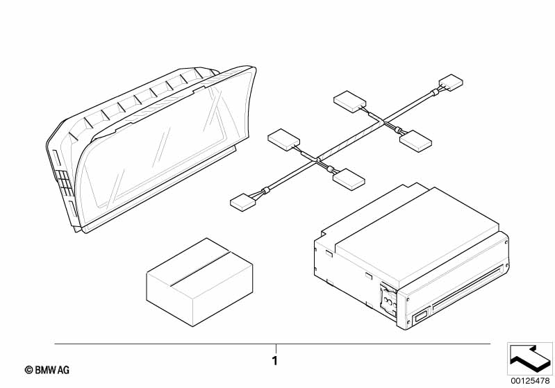 Navigation installation set