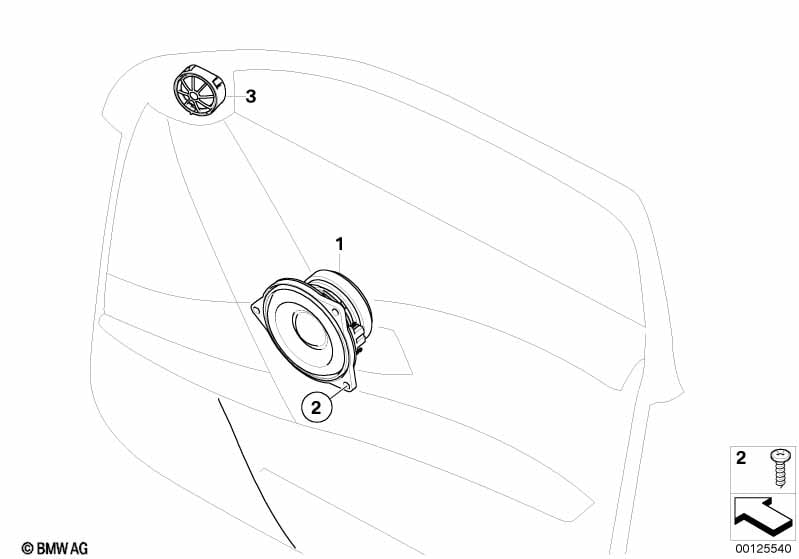 Single parts f front door top-hifi syst.
