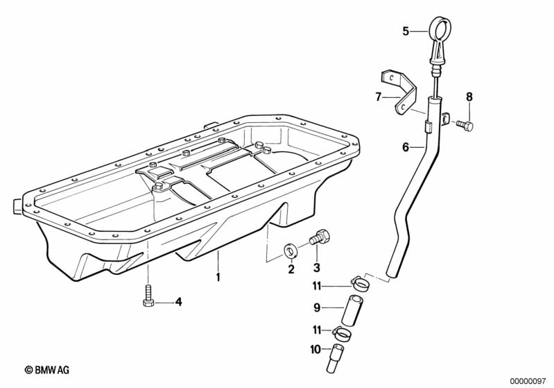 Genuine BMW 11432296105 Dipstick (Inc. Z1) | ML Performance UK Car Parts