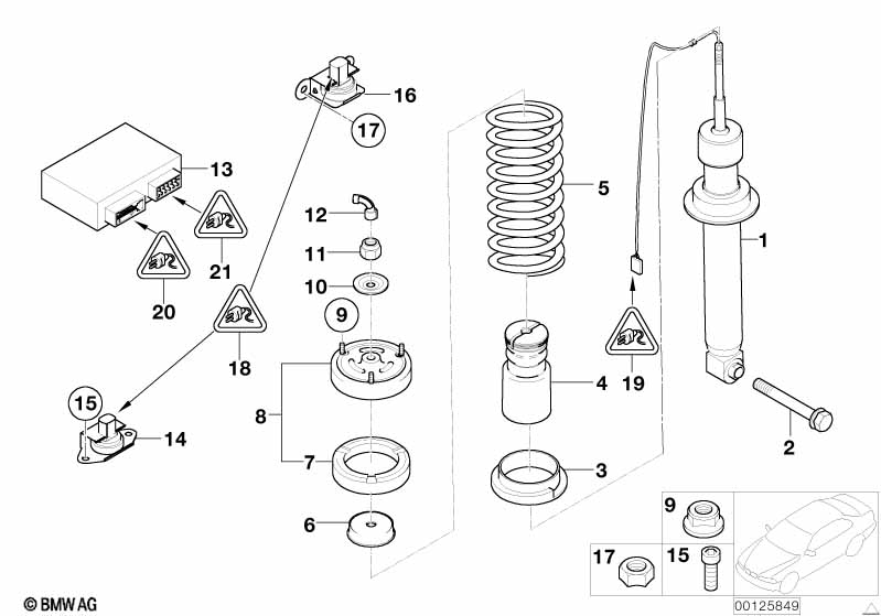 Genuine BMW 33506779606 E67 Guide Support (Inc. 745LiS & 760LiS) | ML Performance EU Car Parts
