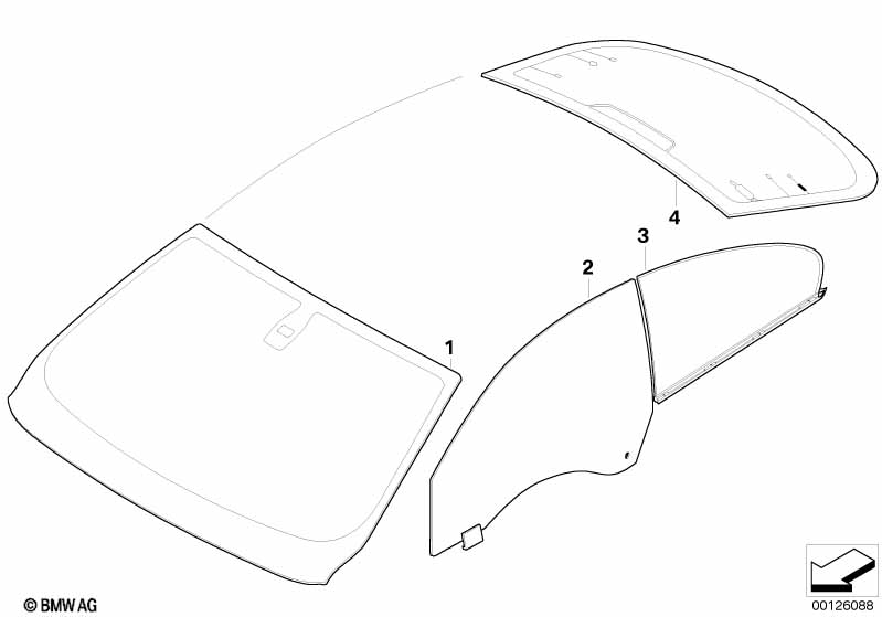 Genuine BMW 51317008911 E64 E63 Cover, Windshield (Inc. 630i, 645Ci & 635d) | ML Performance UK Car Parts