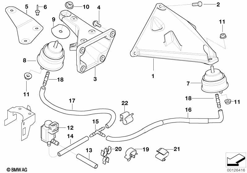 Genuine BMW 11811139167 E46 E70 E90 Blind Rivet 5X10 (Inc. 316i, X6 30dX & X5 3.0si) | ML Performance UK Car Parts