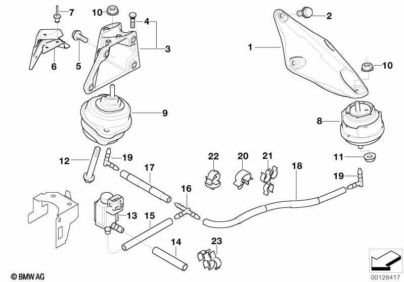 Genuine BMW Mini 07129903968 Asa-Bolt M8X50-8.8-ZNS3 (Inc. Coop.S BEV, 730d & 330xd) | ML Performance UK Car Parts