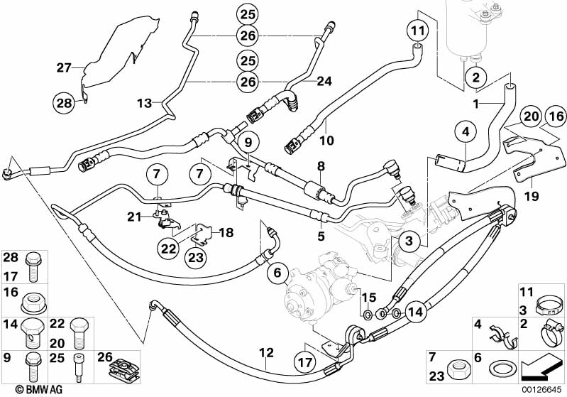 Genuine BMW 32416779940 E65 E66 Holder With Rubber Mounting (Inc. 735i, 730Li & 760i) | ML Performance UK Car Parts