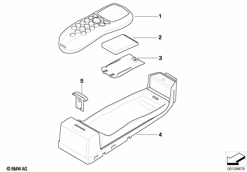 Single parts, SA 638, center console