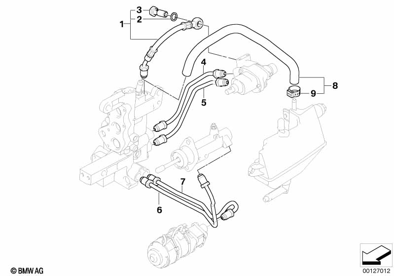 GS5S31BZ(SMG) Hydraulic pipes
