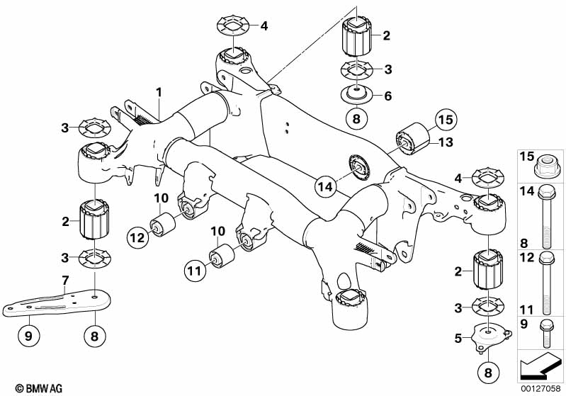 Rear axle carrier
